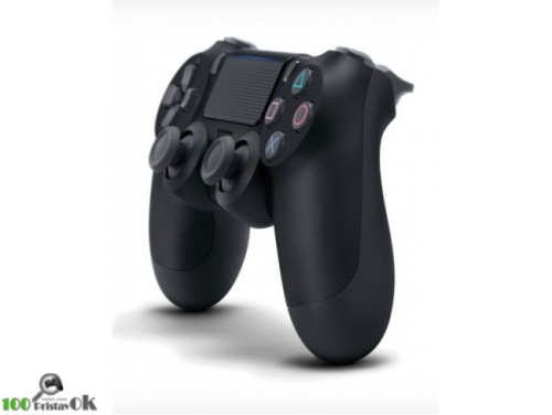 Геймпад беспроводной для PlayStation 4 Вторая ревизия Чёрный (РСТ)[PLAY STATION 4]